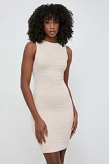 AllOriginal com ua Сукня Guess DENISA колір бежевий mini облягаюча W4GK0Z KC790 РОЗМІРИ ЗАПИТУЙТЕ