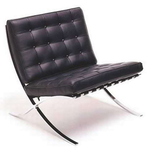 Крісло Барселона чорне, фото 1