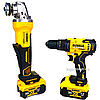 Набір акумуляторного інструменту Dewalt 2в1 (36 V, 5 AH) Шурупокрут Dewalt DCD996NT + Болгарка Dewalt DCG405, фото 4