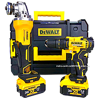 Набір акумуляторного інструменту Dewalt 2в1 (36 V, 5 A) Шурупокрут Dewalt DCD996NT + Болгарка Dewalt DCG405