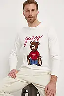 Urbanshop com ua Светр Guess чоловічий колір білий РОЗМІРИ ЗАПИТУЙТЕ