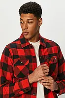 Urbanshop com ua Сорочка Dickies чоловіча колір червоний regular класичний комір DK0A4XDZRDX-RED РОЗМІРИ