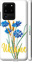 Пластиковый чехол Endorphone Samsung Galaxy S20 Ultra Ukraine v2 Multicolor (5445m-1831-26985 MY, код: 7775053