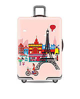 Чехол для чемодана Turister модель Paris L Розовый (Paris_026L) PZ, код: 6656157