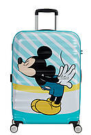 Чемодан 67 См American Tourister WAVEBREAKER DISNEY - KISS BLUE 67x47x26 31C*31004 PZ, код: 8290649