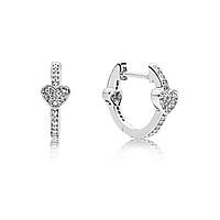 Серебряные серьги Pandora Обольстительные сердца 297290CZ PZ, код: 7360061