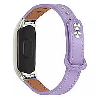 Ремешок Leather Strap Xiaomi Mi Band 7 Purple PZ, код: 8101927