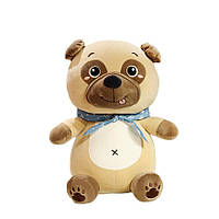 Мягкая игрушка c пледом Bambi Собачка Светло-Коричневый (М13945-LB) PZ, код: 8143218