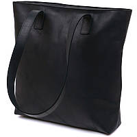 Винтажная кожаная женская сумка Shvigel 16347 Черный MY, код: 7487416