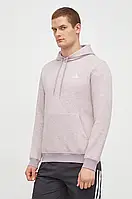 Urbanshop com ua Кофта adidas чоловіча колір рожевий з капюшоном меланж РОЗМІРИ ЗАПИТУЙТЕ