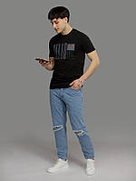 Мужские джинсы мом 32 голубой Figo ЦБ-00218791 PZ, код: 8424113