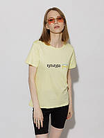 Женская футболка регуляр S желтый Yuki ЦБ-00216235 UL, код: 8422168
