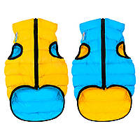 Двусторонняя курточка для собак AiryVest Colors of freedom XS 25 Желто-голубой (4440-4020) PZ, код: 7678997