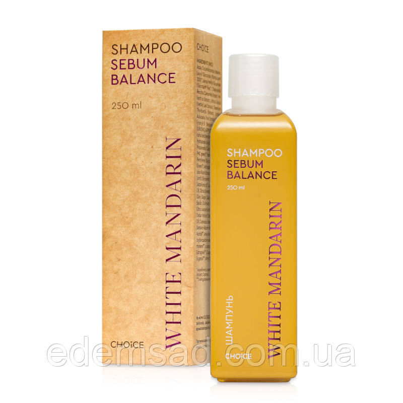 Шампунь для жирного волосся Sebum Balance (натуральний) White Mandarin (250 мл)
