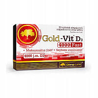 Витамин D3 Olimp Gold-Vit D3 Fast 4000 30 tabs DH, код: 8065546