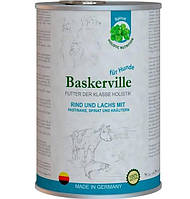 Влажный корм для собак Baskerville Holistic Rind und Lachs Лосось и говядина 400 г (425023154 ST, код: 7995054