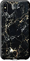 Чехол tpu черный Endorphone iPhone XS Черный мрамор (3846b-1583-26985) KV, код: 7944976