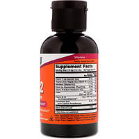 Метилкобаламин NOW Foods Vitamin B-12 Complex Liquid 59 ml 49 servings DH, код: 7518620