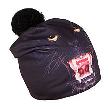 Зимняя шапка для  детей с принтом животных TuTu 3-003121