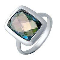 Серебряное кольцо SilverBreeze с натуральным мистик топазом 18 размер (2043478) DH, код: 1623914