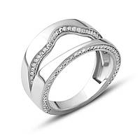 Серебряное кольцо SilverBreeze с фианитами (2031581) 18 размер DH, код: 5526661