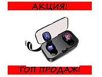 Беспроводные наушники Air Twins T18s TWS Bluetooth 5.0 c боксом для зарядки Черные! TOP