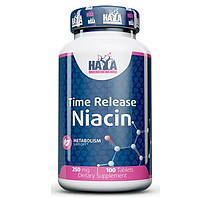 Ниацин Haya Labs Niacin Time Release 250 mg 100 Tabs DH, код: 8062122