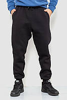 Спортивные штаны мужские на флисе черный 237R010 Ager L PZ, код: 8385297