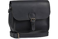 Женская кожаная сумка ручной работы Coolki Handy черный PZ, код: 6719930