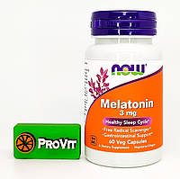 Мелатонин Now Foods Melatonin 3 мг 60 кап.