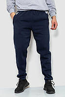 Спортивные штаны мужские на флисе темно-синий 244R4188 Ager L PZ, код: 8408651