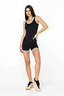 Спортивный женский комбинезон-шорты Designed for Fitness MONOCHROME XS Black, White PP, код: 8133435