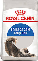 Сухой корм для домашних кошек Royal Canin Indoor LongHair 2 кг (3182550739382) (25490209) BX, код: 7581555