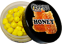 Дамбелсы желейные (мед)плавающие банка 10*8mm, Жёлтый