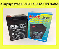 Аккумулятор GDLITE GD-645 6V 4.0Ah! TOP