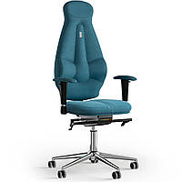 Кресло KULIK SYSTEM GALAXY Ткань с подголовником без строчки Джинсовый (11-901-BS-MC-0511) BX, код: 1689539