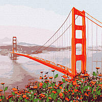 Картина по номерам Идейка Утренний Сан-Франциско 50х50 см KHO3596 UP, код: 7474936