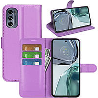 Чехол-книжка Litchie Wallet Motorola G62 5G Violet BB, код: 8130661