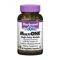 Витаминно-минеральный комплекс Bluebonnet Nutrition MultiONE 60 Veg Caps PZ, код: 7520593