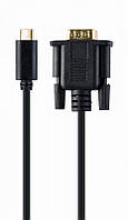 Кабель Cablexpert A-CM-VGAM-01 Type C - VGA 2 м Черный PZ, код: 8381880