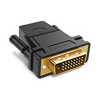 Переходник Ugreen HDMI DVI D 24+1 20124 Черный (20124) PZ, код: 1850435