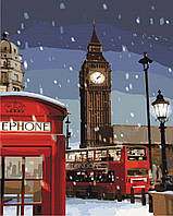 Картина по номерам BrushMe Зима в Лондоне 40х50см BS28726 UP, код: 8264581