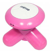 Ручной мини вибромассажер универсальный массажер USB или 3xAAA Mimo XY3199 Розовый! TOP