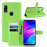 Чехол-книжка Litchie Wallet Xiaomi Redmi 7 Light Green TP, код: 8261652