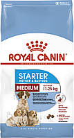 Сухой корм для собак Royal Canin Medium Starter в период беременности и щенков средних пород DH, код: 7581507