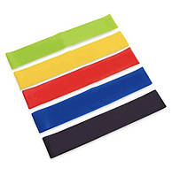 Набор фитнес-резинок LOOP BANDS ART-002 5 резинки + коробка + сумка Разноцветный FS, код: 2570352