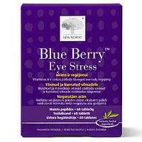 Комплекс для профилактики зрения New Nordic Blue Berry Eye Stress 60 Tabs PZ, код: 8450867