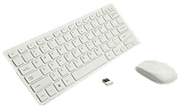 Клавиатура беспроводная с мышью Keybord Wireless K03 (Белая) - комплект клавиатура мышь (b287)! TOP