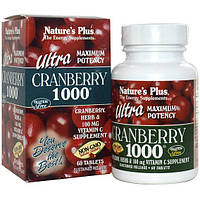 Клюква Nature's Plus Ultra Cranberry 1000 60 Tabs EV, код: 7518110