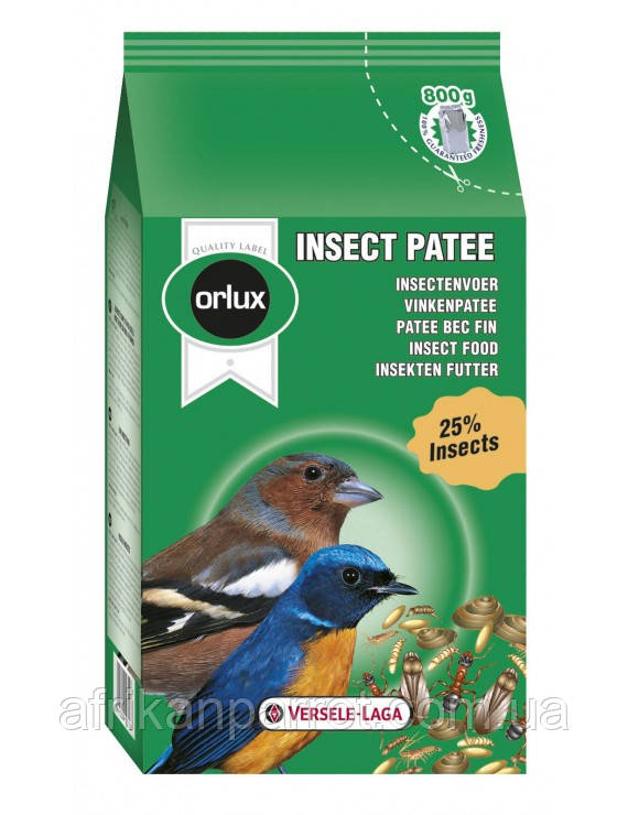 Versele Laga Orlux для всіх насекоїдних птахів 200 г (insect patee)